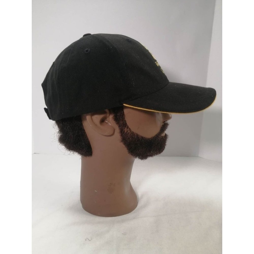 Beijing 2008 olympic baseball hat Golf cap black gold embroidered adjustable - Picture 6 of 9